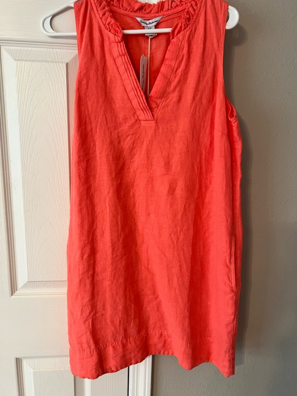 NWT Tommy Bahama Coral Sleeveless Midi Dress